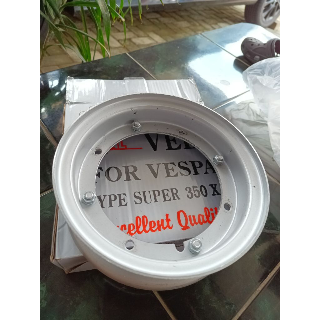 velg vespa r8 tdk jdi pake cuma dicoba ganti r10 banci