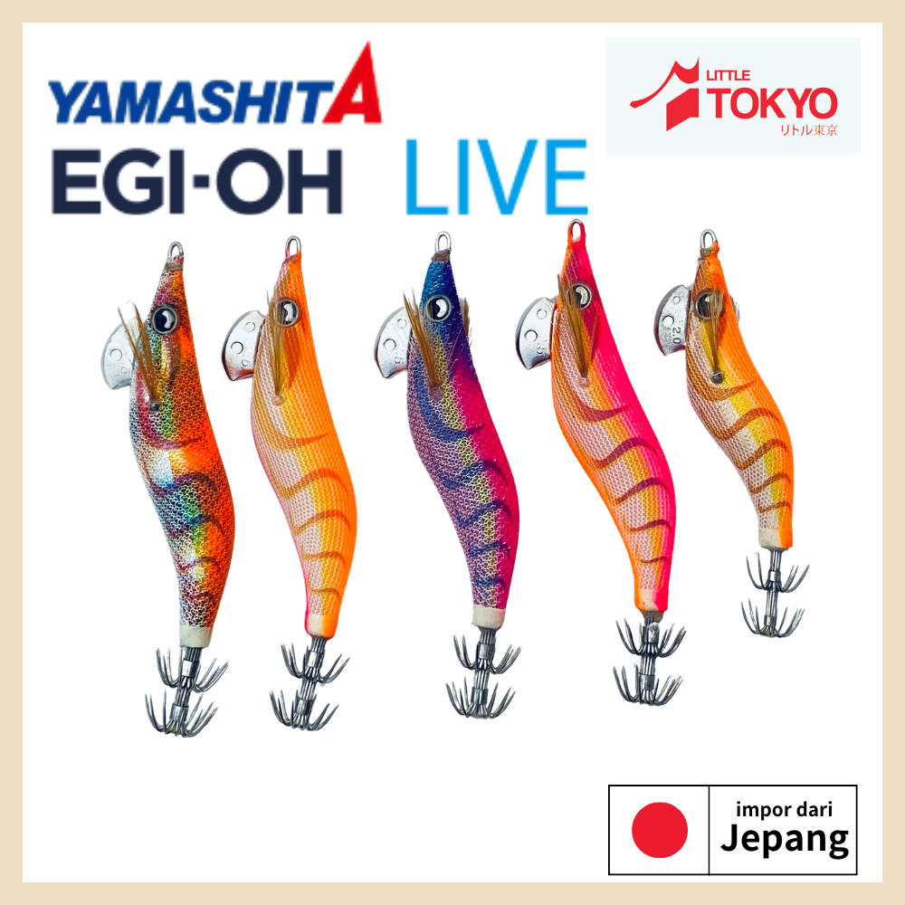 Umpan Yamashita Egi OH Live Global Color 2.0 2.5 Squid Jig Eging Mancing Cumi Sotong ORIGINAL JEPANG