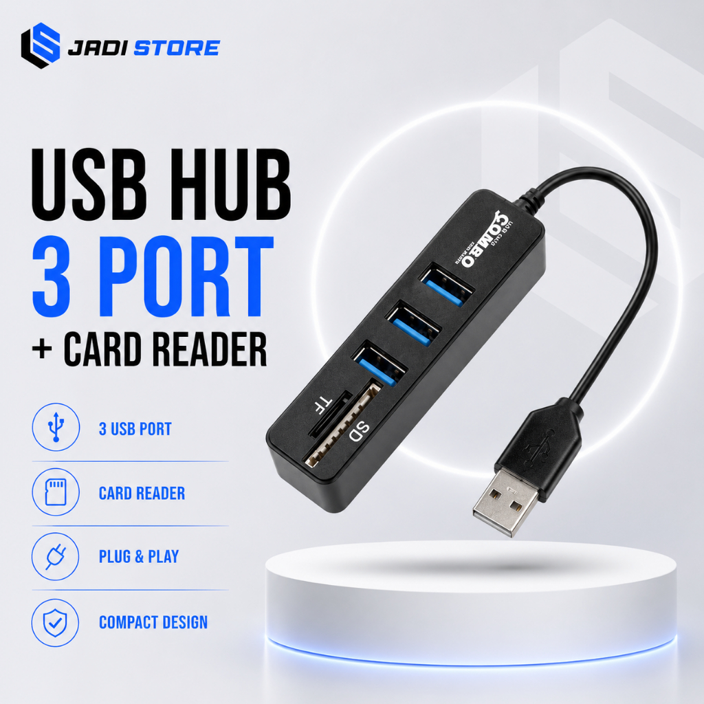 USB Hub Port 3 Slot USB Hub Card Reader Adaptor HUB Card Reader USB HUB Card Reader USB HUB Cardread