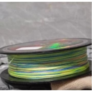 Fujiyama Senar Pancing PE 3 X4 Senar pancing PE 2 X4 Warna Rainbow 0.309mm dan 0.209mm Panjang 50M P