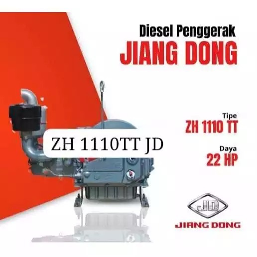 MESIN DIESEL JIANGDONG ZH 1110 TT JD Jiangdong | Mesin Diesel Jiangdong 22 PK ZH1110 TT JD