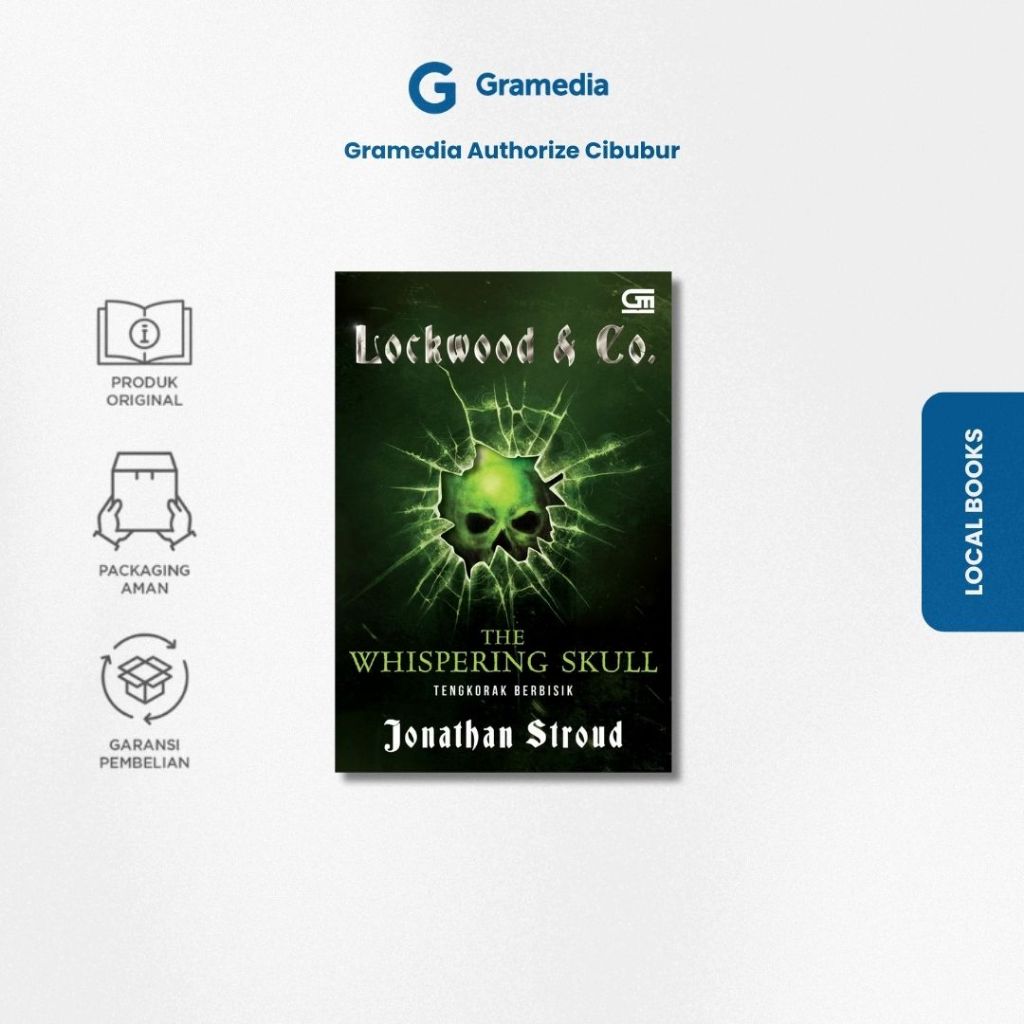 Gramedia Cibubur -Lockwood & Co: Tengkorak Berbisik (The Whispering Skull) (Jonathan Stroud)