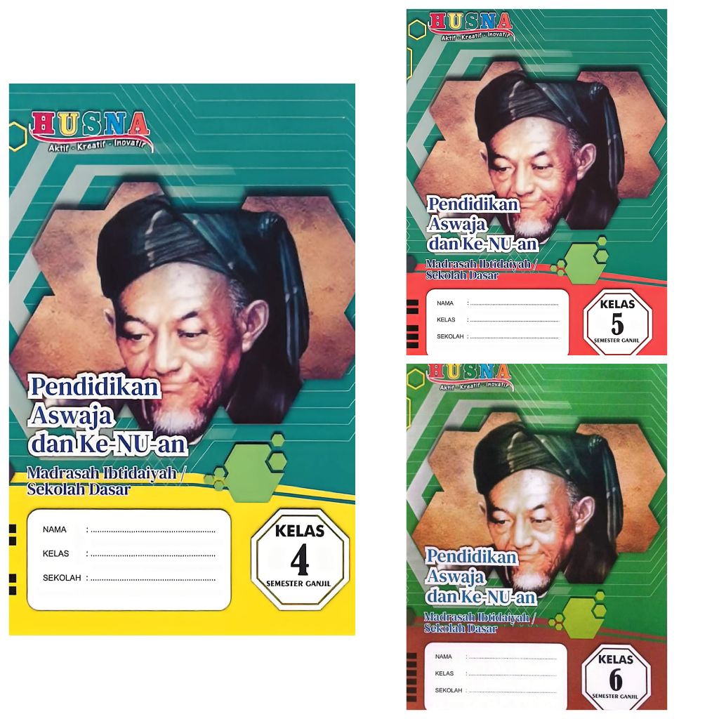 BUKU LKS SD MI KE-NU-AN ASWAJA KELAS 4 5 6 KURIKULUM MERDEKA SEMESTER 1 GANJIL TA. 2026/2027 | HUSNA