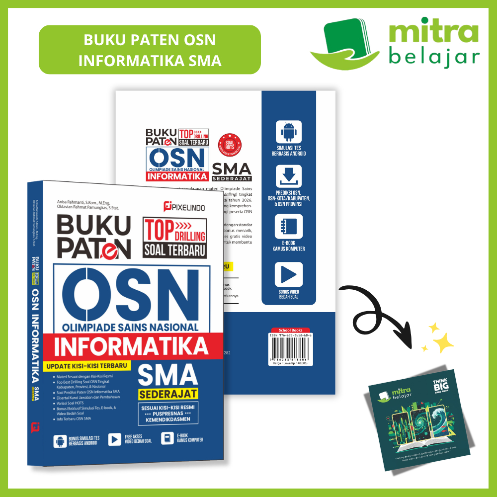 Buku Paten Olimpiade Sains Nasional Informatika SMA/MA (OSN Informatika SMA/MA)