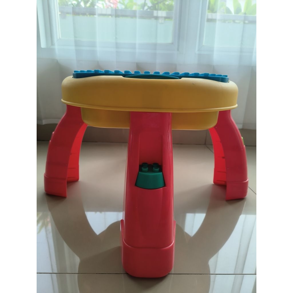 mainan anak meja lego ELC / meja rakit balok (blok) / khusus pengiriman instan