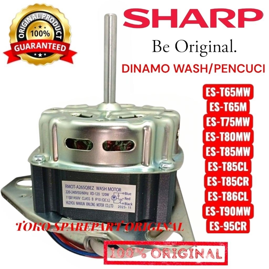 Dinamo wash sharp EST77DA EST77CY EST77CA EST77CL EST77CR pencuci mesin cuci 2 tabung ORIGINAL