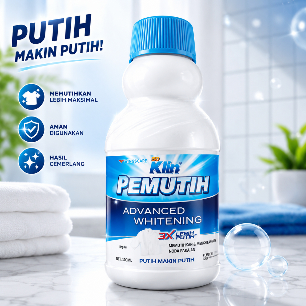 SO KLIN PEMUTIH REGULAR BTL 100ML