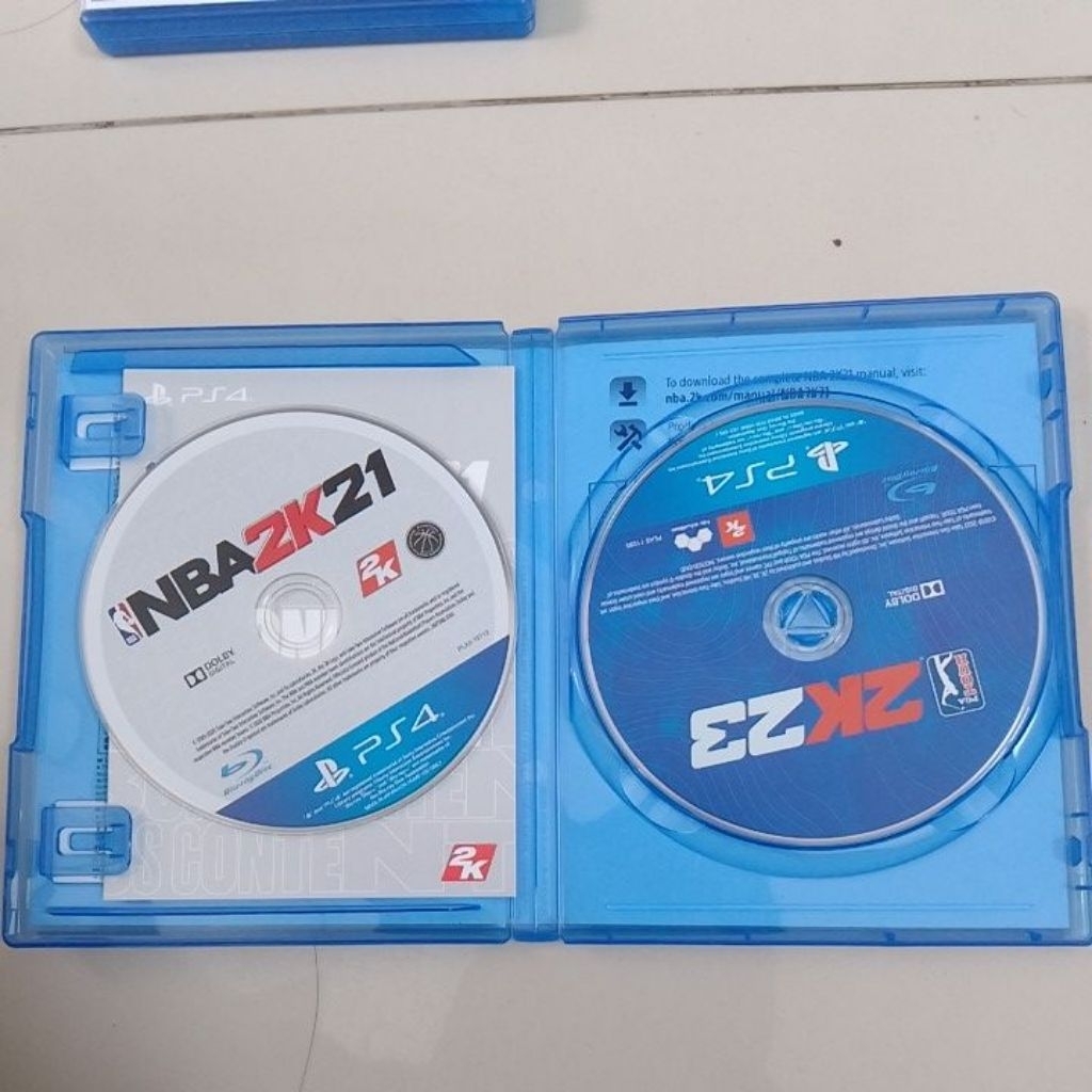 Kaset NBA 2k21 & 2k23 PS4 Ori
