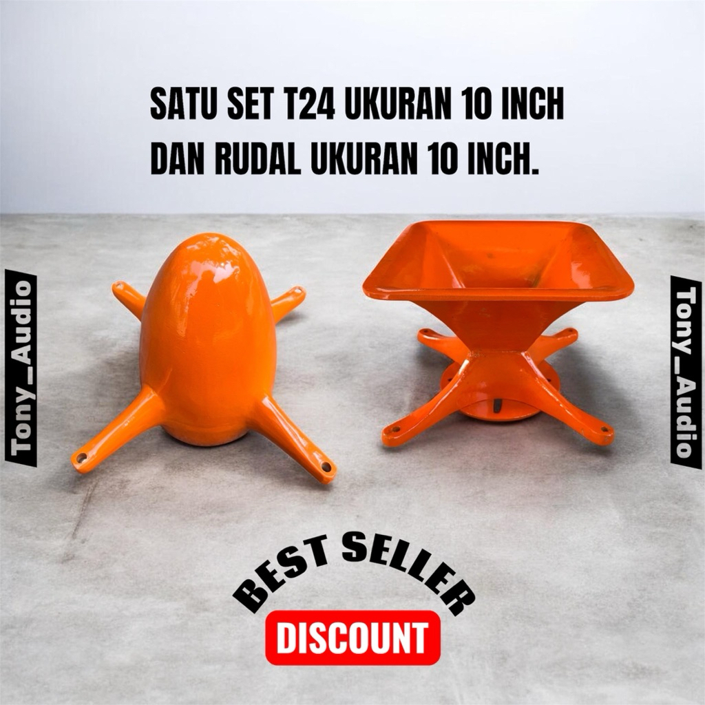 HORN T24 SET RUDAL UKURAN 10 INCH ,HORN T24 SATU SET RUDAL, HORN TWEETER