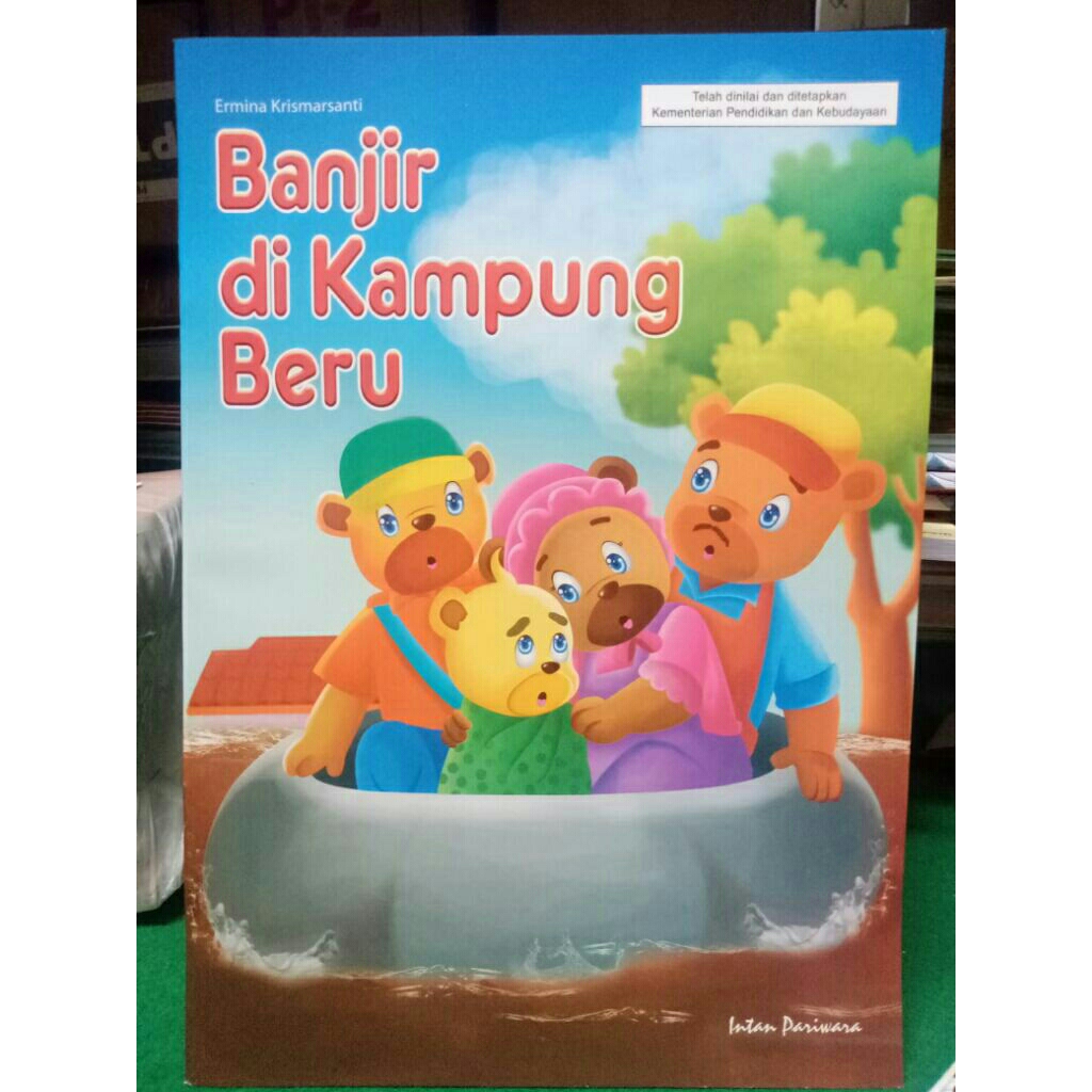buku cerita banjir di kampung beru