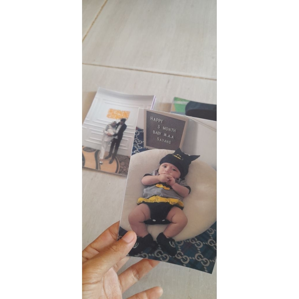 CETAK FOTO UKURAN 4 R | LAMINASI TAHAN AIR