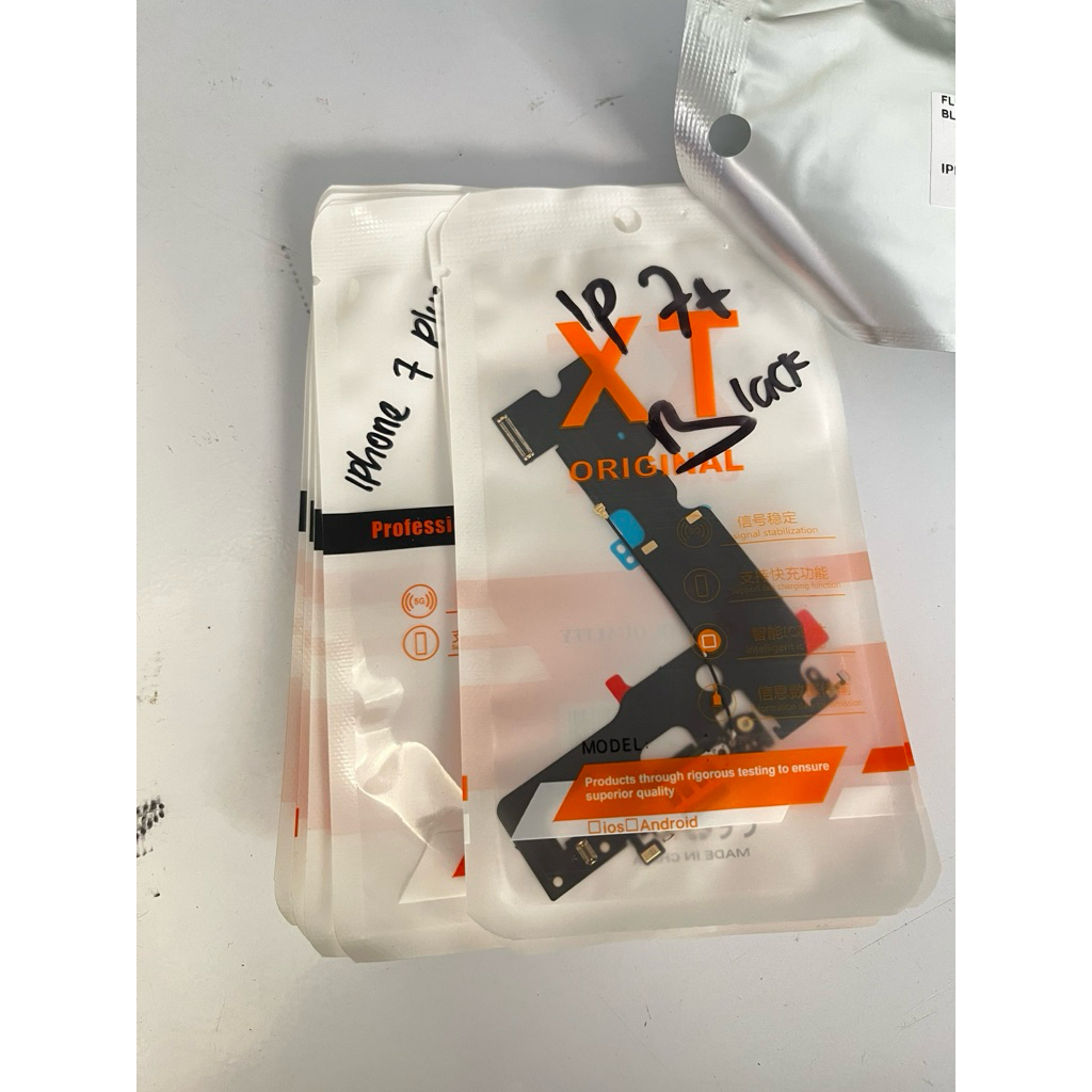 FLEXIBLE CHARGER IPHONE 7 PLUS FULL KOMPONEN IC ORIGINAL