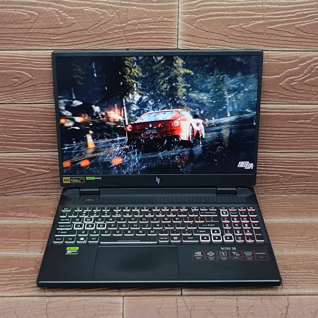 Laptop ACER NITRO 16 AN16-41 AMD RYZEN 7-7735HS RAM 16GB SSD 512GB RTX 4050 165Hz RGB