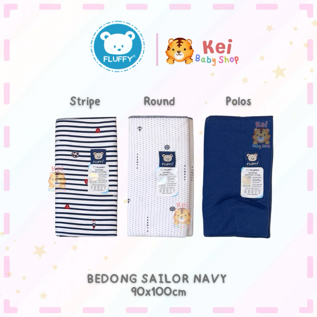 Fluffy Baby Bedong Bayi SNI - Bedong Bayi Newborn