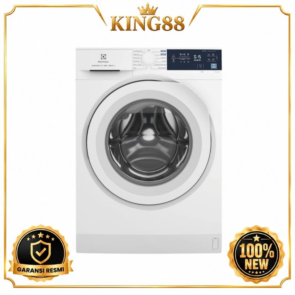 ELECTROLUX EWF8004E3WB Front Load Washer 8 Kg / Mesin Cuci Front Loading 8KG / Mesin Cuci Electrolux