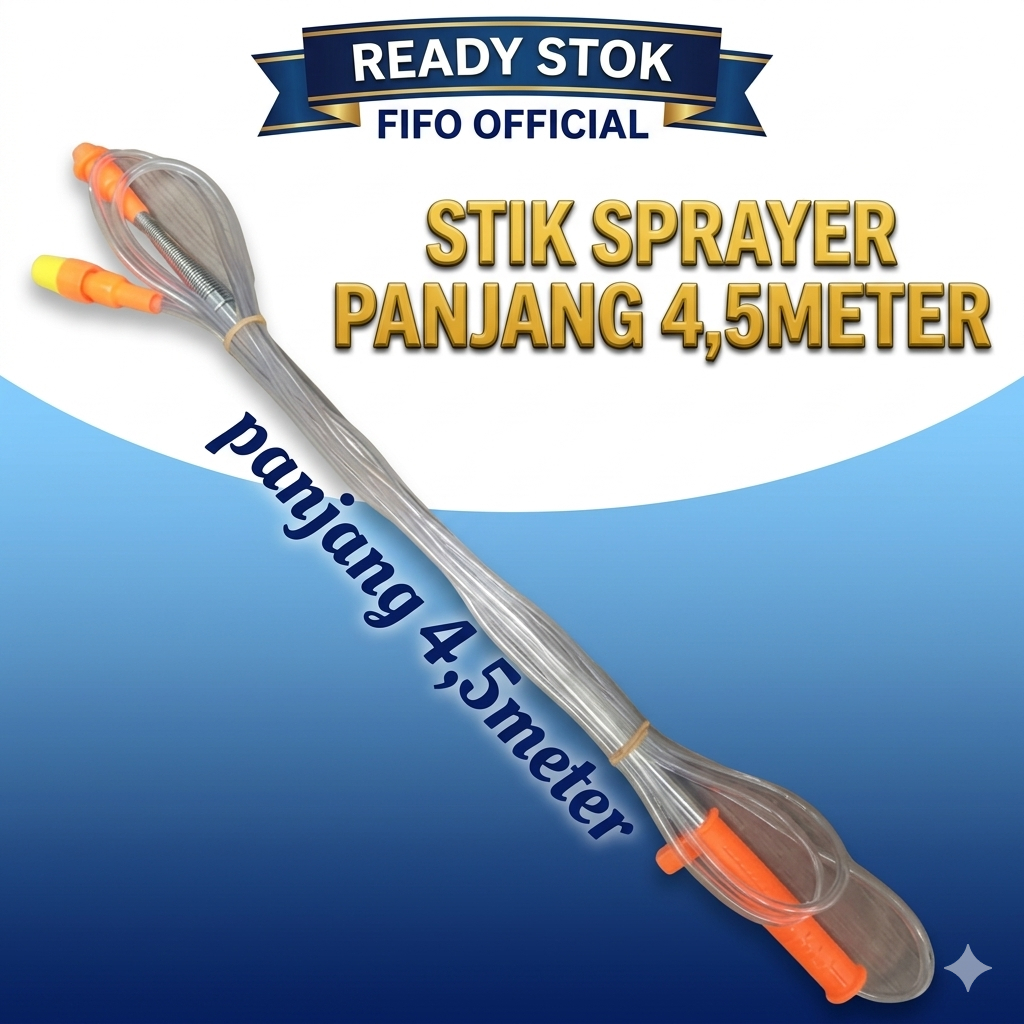 STIK SPRAYER PANJANG 4,5 METER/ STIK TELESKOPIK PANJANG 4,5 METER/ STIK SPRAYER ELEKTRIK PANJANG