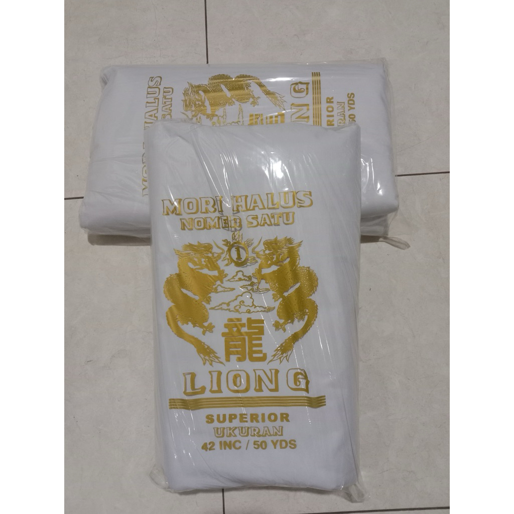Kain Mori / Kain Kafan Bahan Katun Mori Liong (GRADE A)
