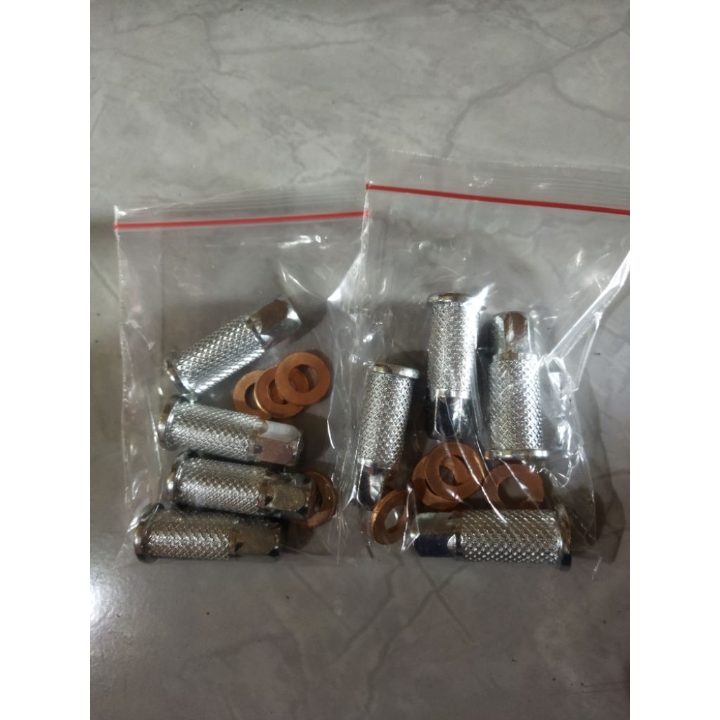 baut mur nanas + ring tembaga 4 set