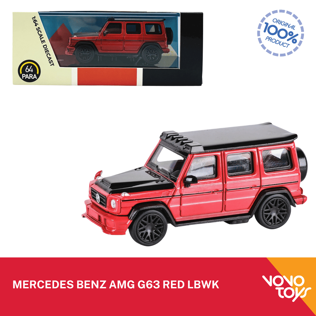 Para 1/64 Mercedes-Benz AMG G63 Red LBWK