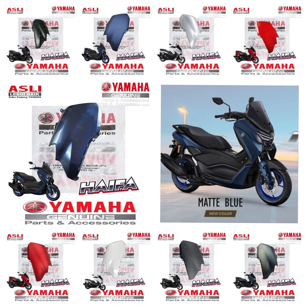 Body Cowling Sayap depan NEW NMAX 155 kanan kiri SEBELAH B6H-F8351-00 B6H-F8377-00 ORIGINAL YAMAHA