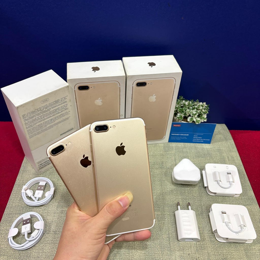 iphone 7 plus 32gb ibox | iphone 7+ 32gb, second lengkap fullset original