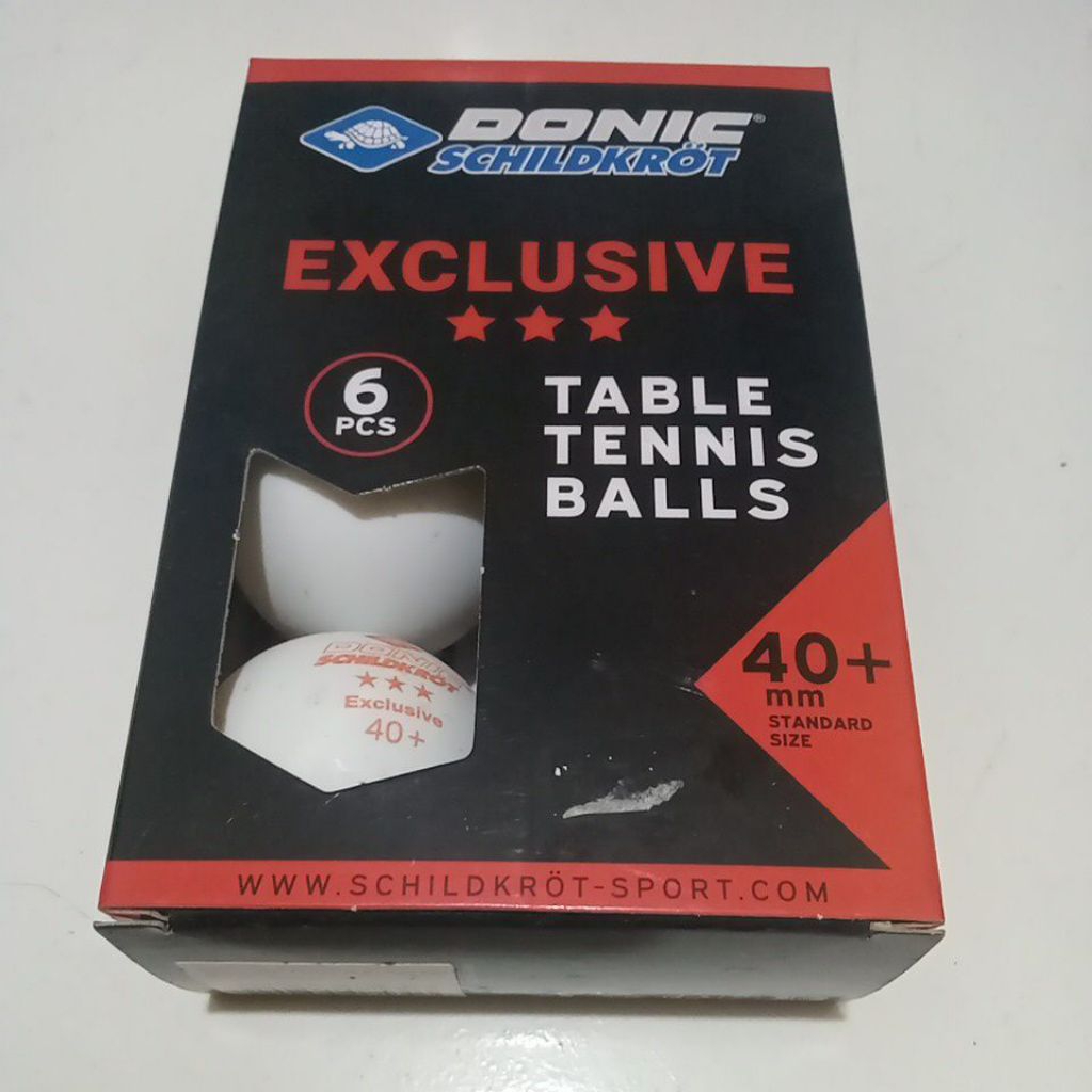 bola pingpong donic schildkrot isi 6 pcs ori