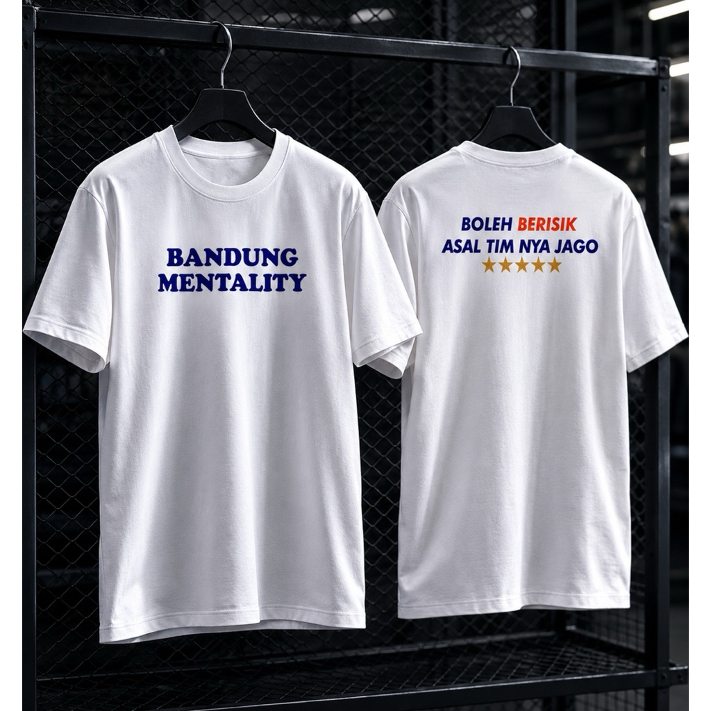 T-Shirt Persib Bandung Mentality | Kaos Persib | Bandung Mentality | Bisa COD
