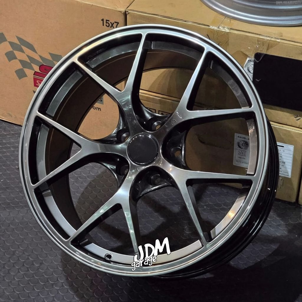 Velg racing ring 19 C1R FLOW FORMING PCD 5X112 velg racing r19 lebar 8,5 - 9,5 pcd 5X112 et 38 - 38 
