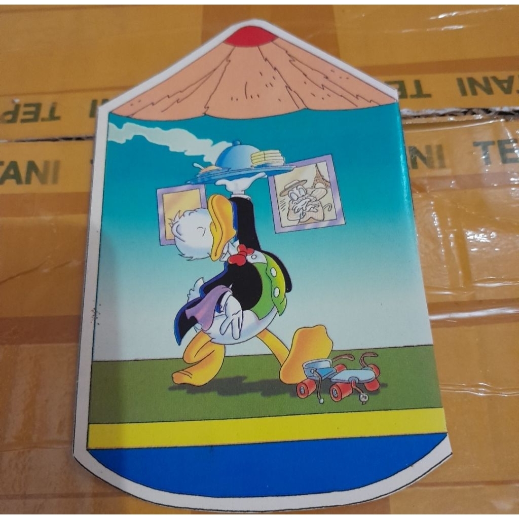 Kartu Kalender Maret 1993 Donal Bebek