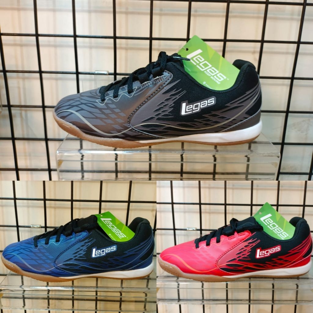 Sepatu Futsal League Legas Flammenco LA Shoes Cowo Pria Original