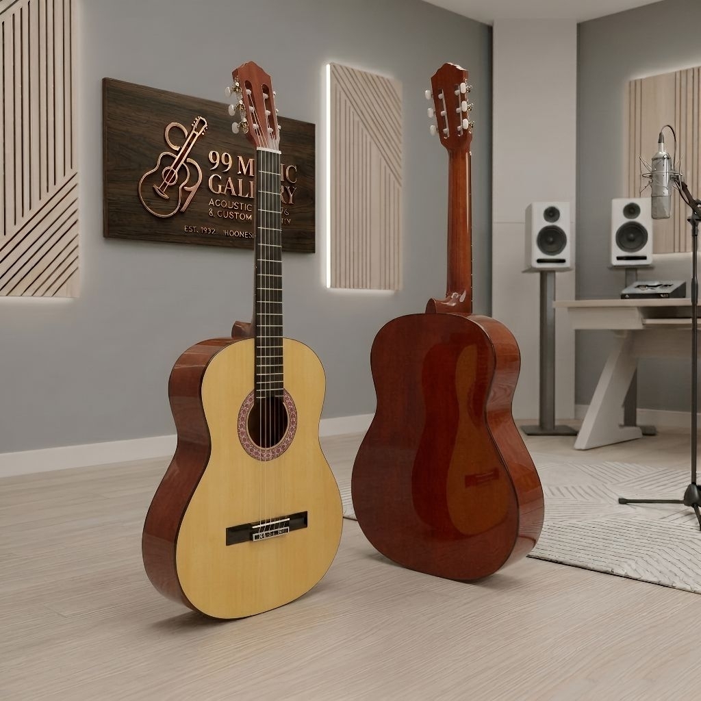GITAR GUITAR AKUSTIK YAMAHA C370 GUITAR AKUSTIK CLASIK KLASIK SENAR NYLON