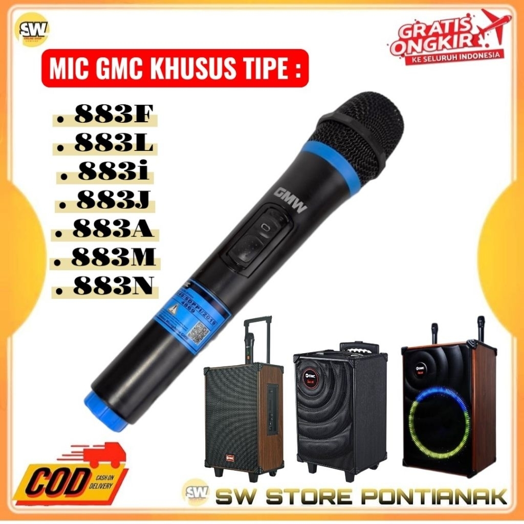 MIC GMC / GMW VERSION / MIC WIRELESS MICROPHONE GMC GMW SPEAKER GMC MEETING BLUETOOTH