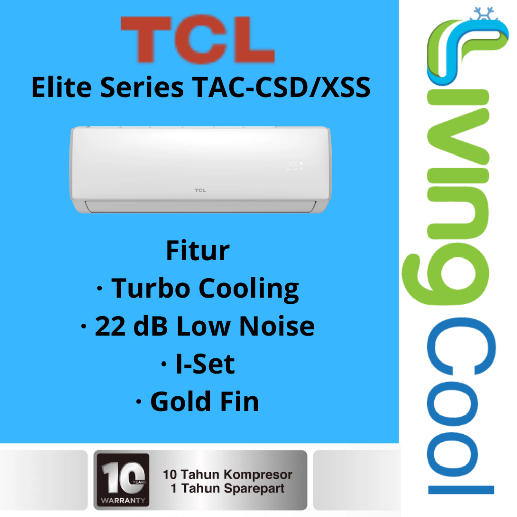 TCL AC Standard 1 Pk TAC-09CSD/XS  Free kirim Purwakarta Karawang Bekasi Cikarang Jakarta Tangerang