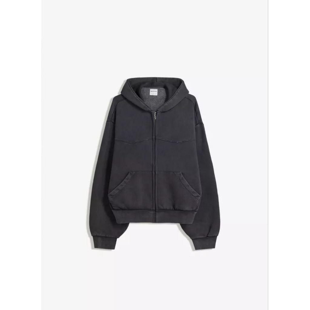 Bershka Hoodie Boxy Crop