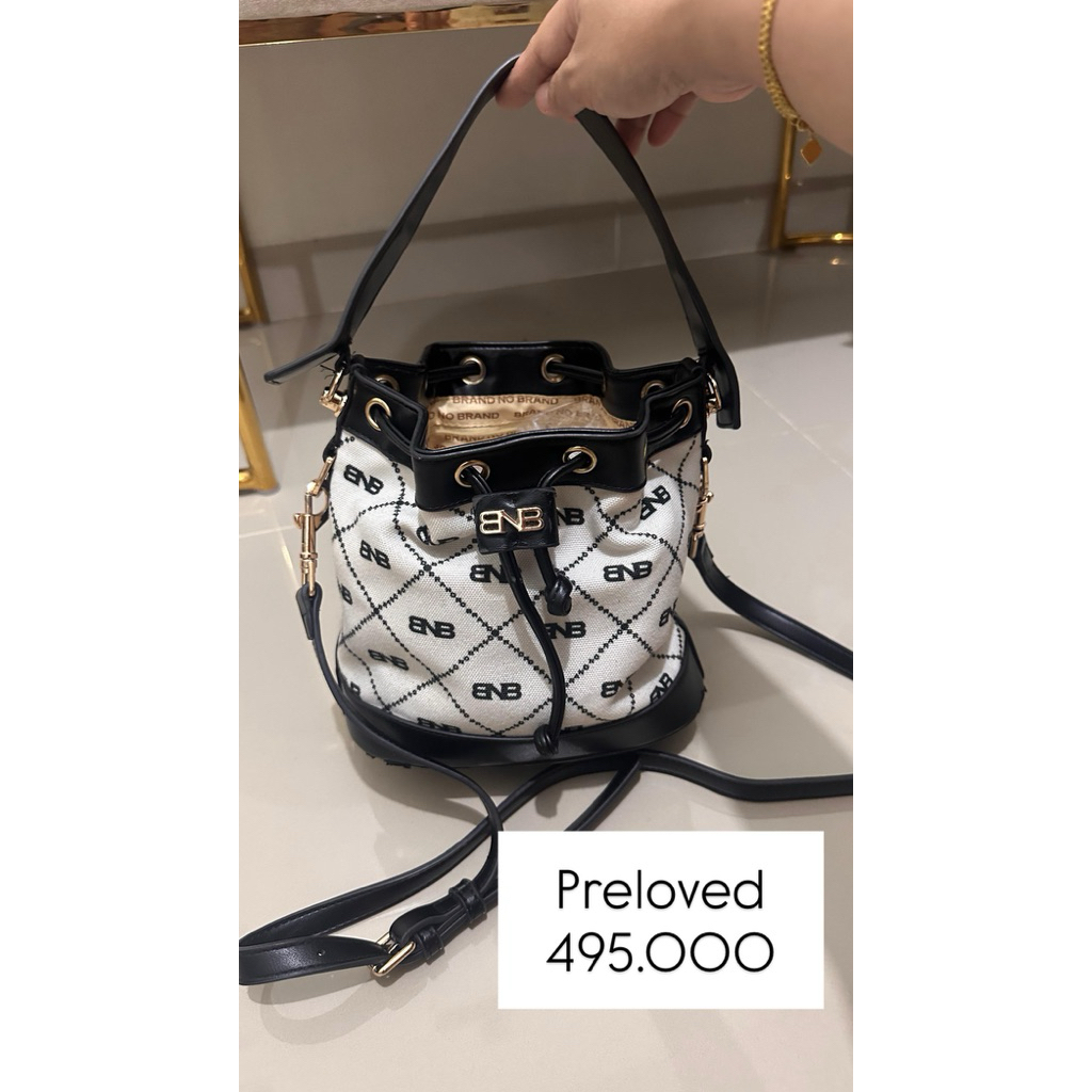 PL BNB monodime bag/ brand no brand bucket bag