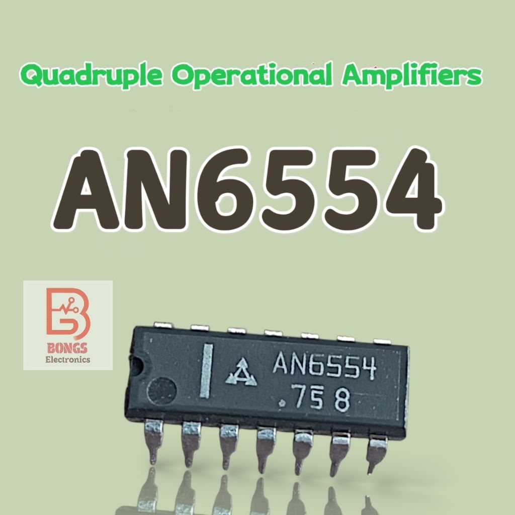 AN6554 IC Penguat Operational Kuadruple (Quad Op-Amp) Dip-14