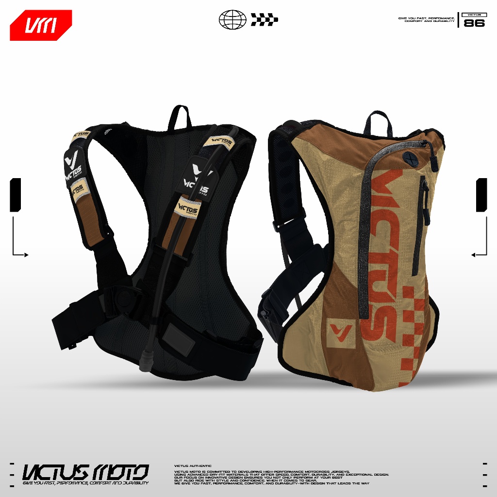 Tas Hydropack / Tas Hydrobag Enduro Trail Adventure Victus Dominion Khaki