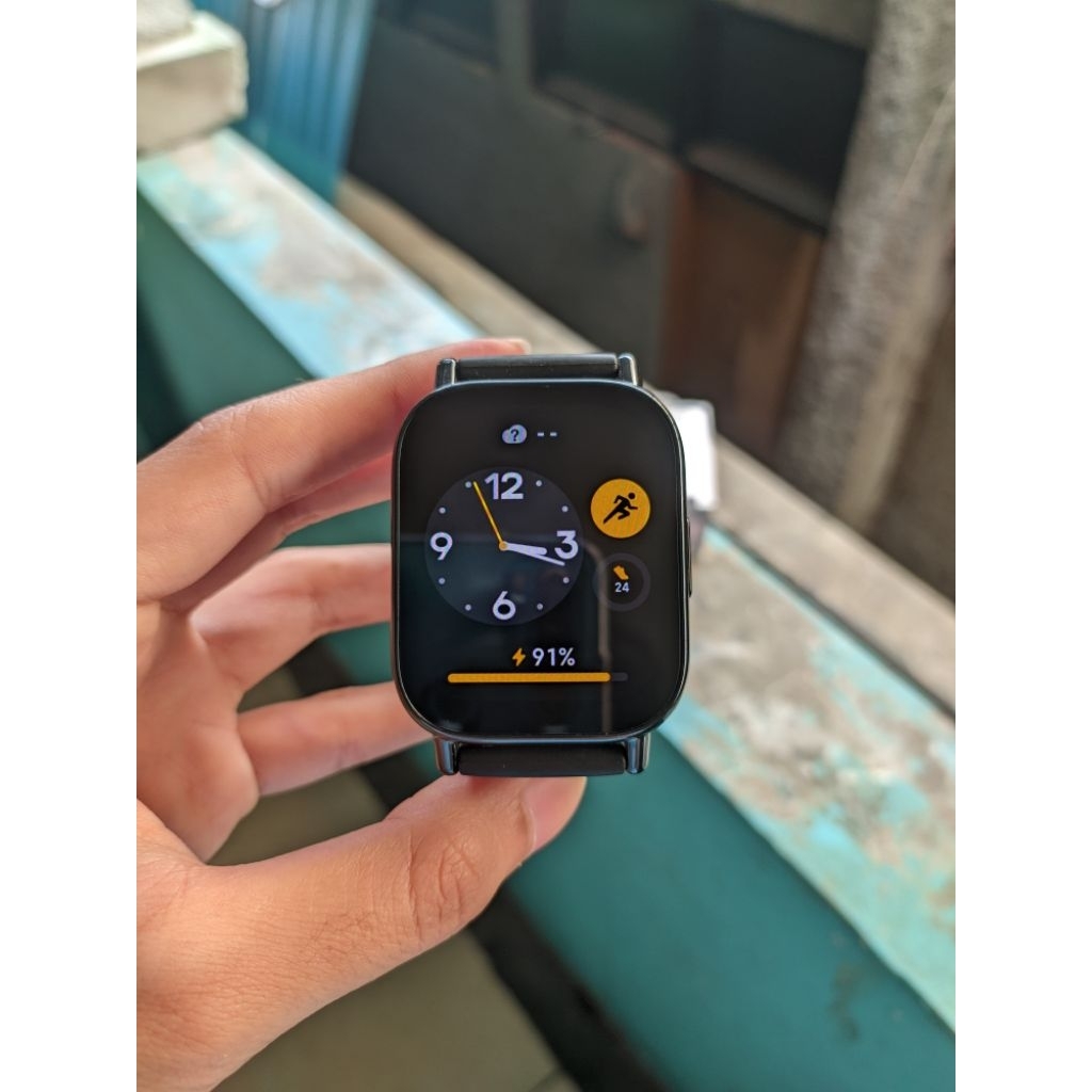 {SECOND} Redmi watch 5 lite -free case pelindung- (Black) / smartwatch second / barang bekas