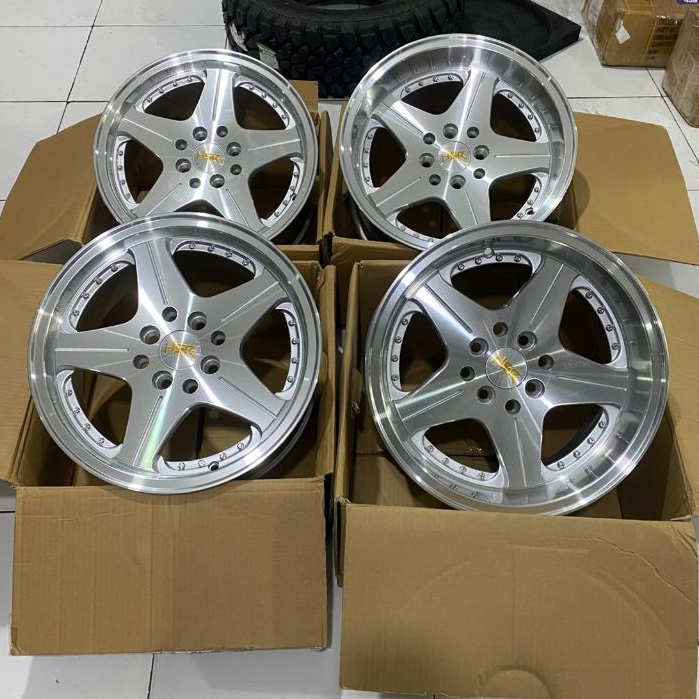 Velg R15 Celong Model Bintang Palang 5 Hsr Anambas Ring 15 Lebar 7/85 Pcd 4x100-114 Pnp Sedan Avanza