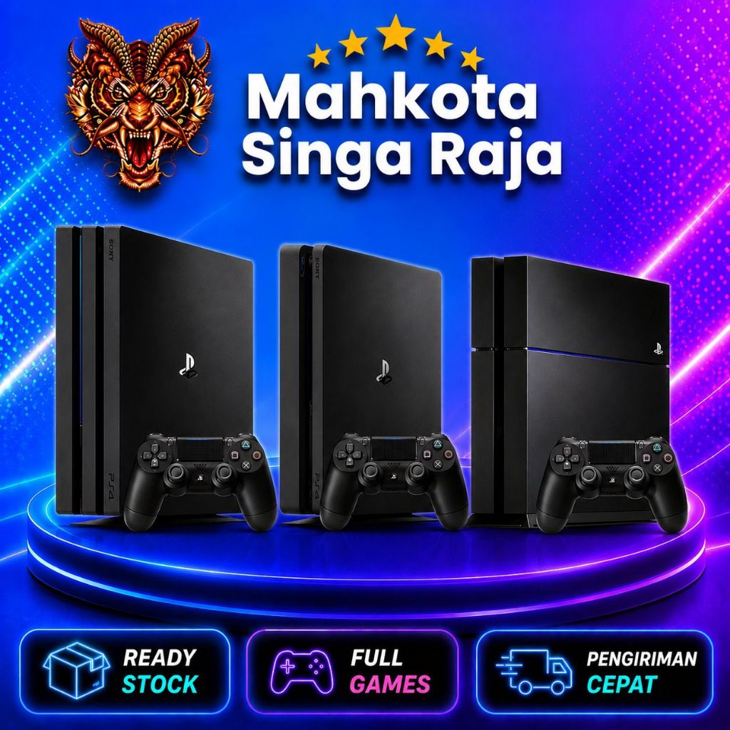 PS4 Fat / Slim / Pro Original Sony 500GB / 1TB Full Game Online Offline Garansi Playtation 4