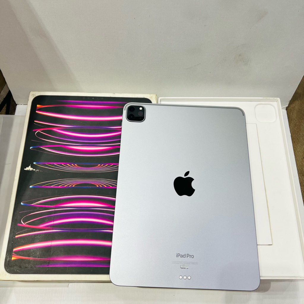 ipad pro m2 256gb resmi ibox fullset original fungsional normal no minus