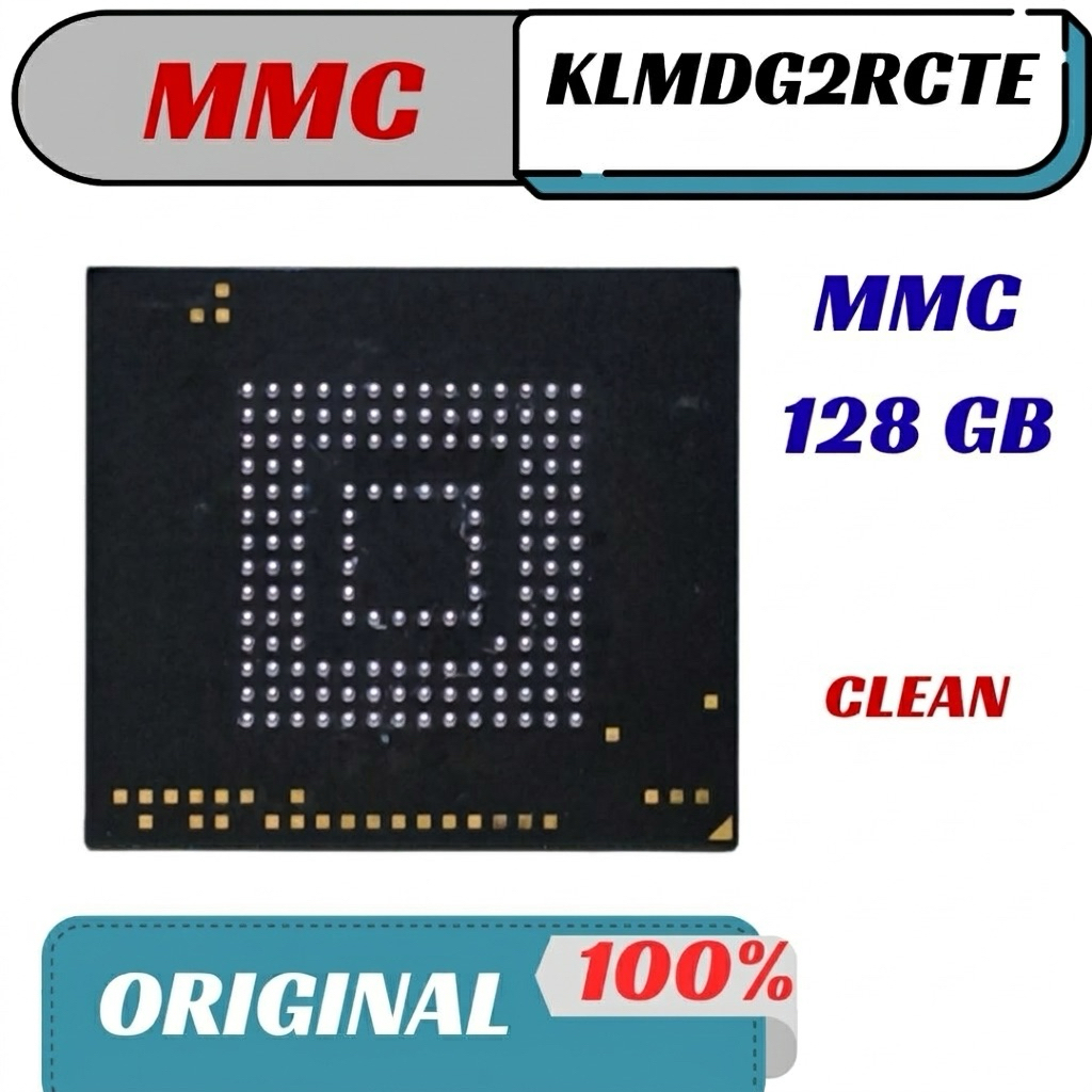 IC EMMC 128GB BGA153 KLMDG2RCTE-B041 2ND