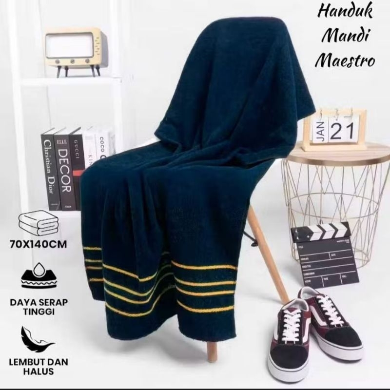 Handuk Mandi Maestro/Handuk Mandi Dewasa Ukuran Jumbo/Handuk Mandi Dewasa Jumbo Uniseks