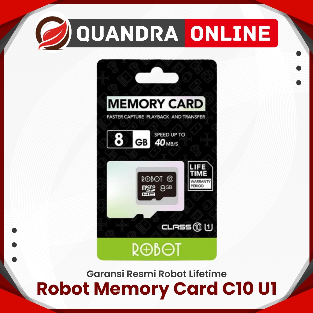 MEMORY CARD | ROBOT MicroSD 8GB Original Micro SD MMC Kartu Memory HP