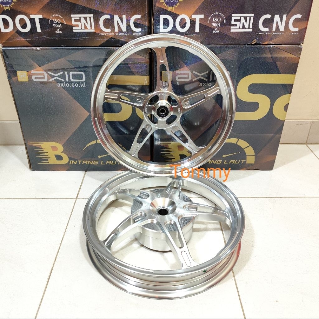 Velg Axio K SPEED Bintang Laut Mio Sporty Smile Soul GT Fino M3 Xeon Xride Nuovo Ring 14/17