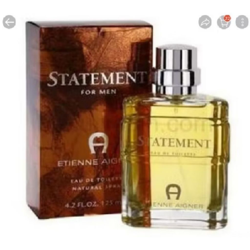 Parfum Original Etienne Aigner Statement 125ml for Men- Parfum Pria