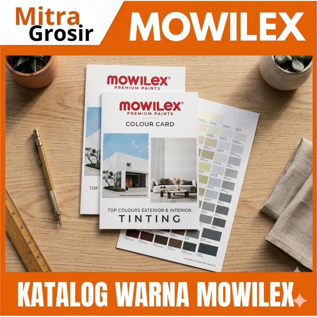 KATALOG WARNA CAT MOWILEX TERBARU INTERIOR EKSTERIOR