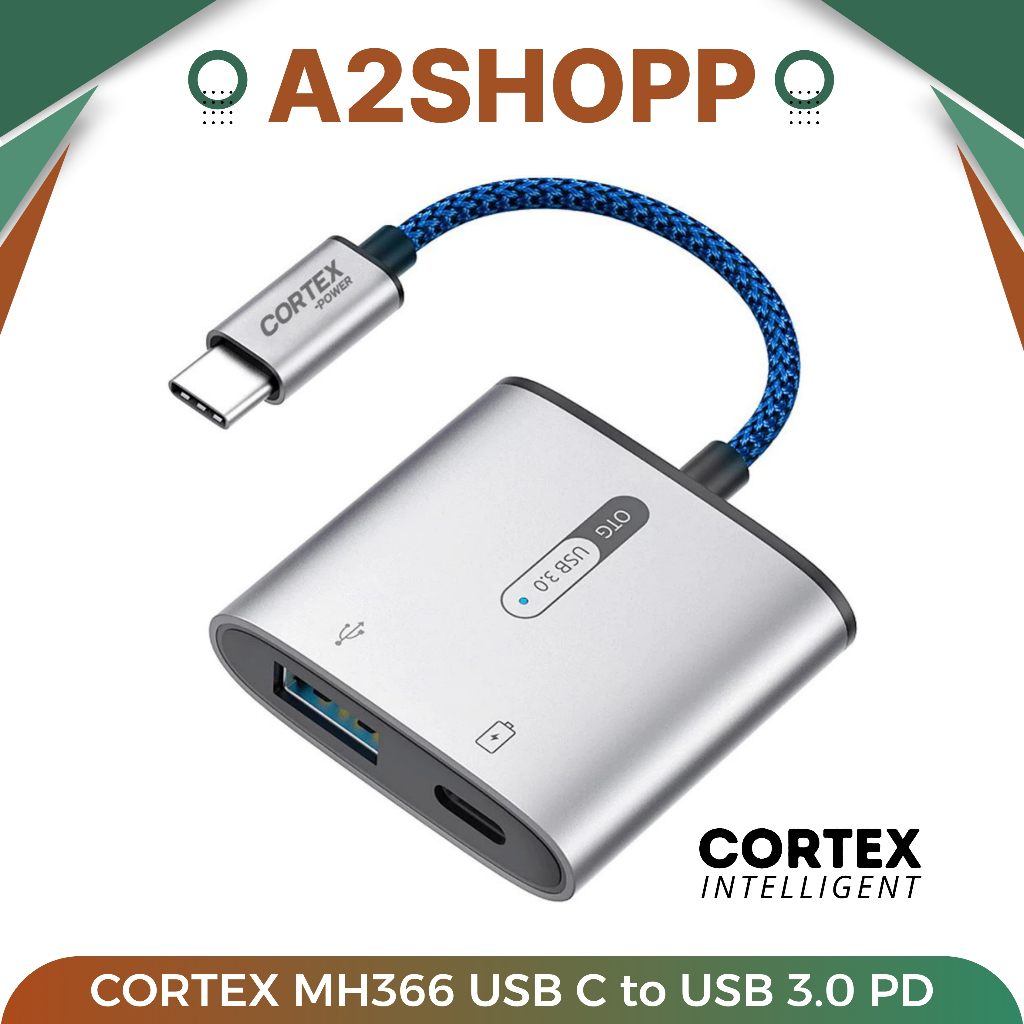CORTEX intelligent - MH366 Splitter OTG TYPE C to USB 3.0 Support DAC 32bit /384KHz Live soundcard t