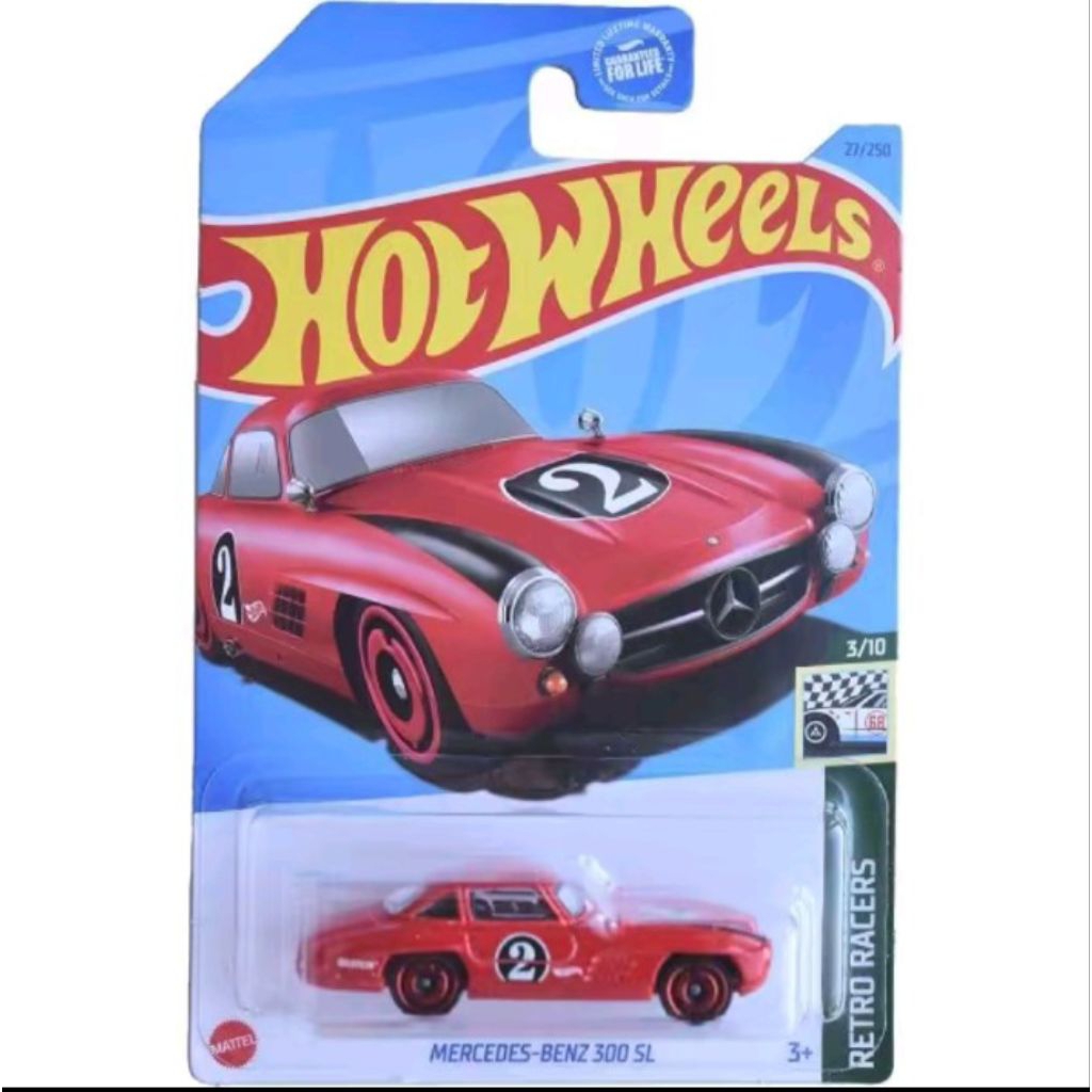Discast Car Hot Wheels Mercedes-Benz 300 SL Retro Racers/72 Stingray Convertible Factory Fresh/Volvo