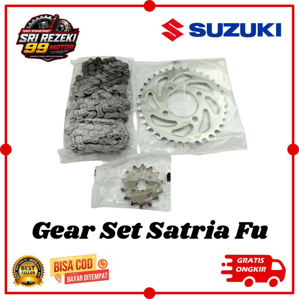Gear Set Satria Fu - Gear Satria Fu Old - Satria Fu Injeksi New